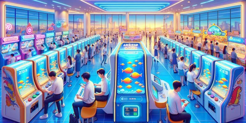 Trải nghiệm niềm vui bất tận tại khu vực trò chơi bắn cá trong siêu thị